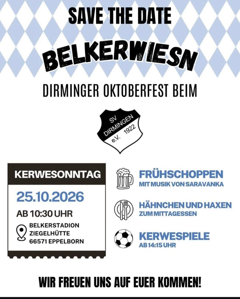 Oktoberfest beim SV Dirmingen